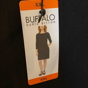 New Plus size David Bitton Luxe Ponte Dress
